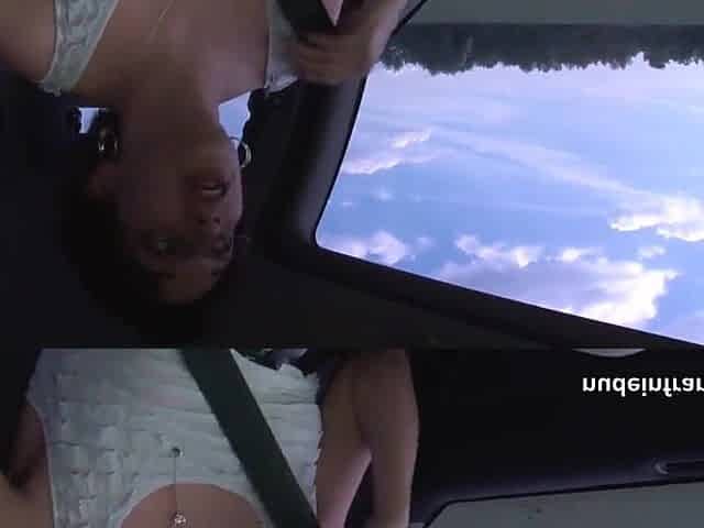 Amateur redhead hard anal banged n fisted by the taxi driver