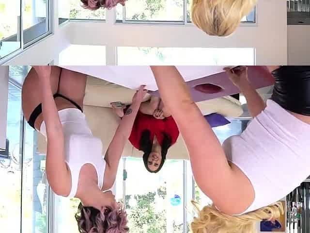 The Booty Massage With Three Lesbians