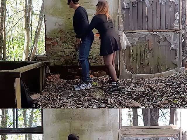 Crempie His Ass On Abandoned (public Pegging)