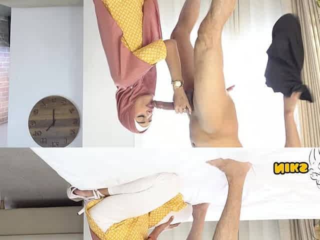 Hijabi Muslim Slut Cum Drenched After Hard Fuck