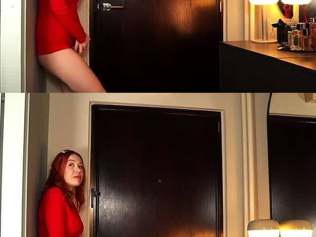 Picked up redhead gives a divine blowjob