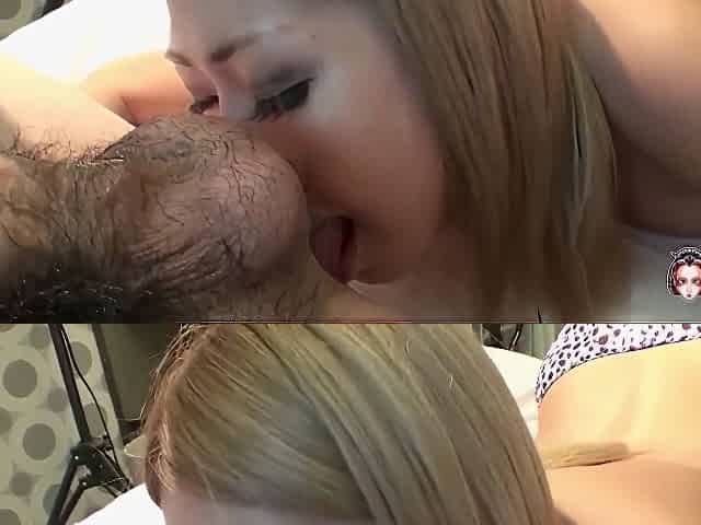 The Ride Does Not Stop Until The Asian Blonde With Big Tits Gets Deeply Creampied