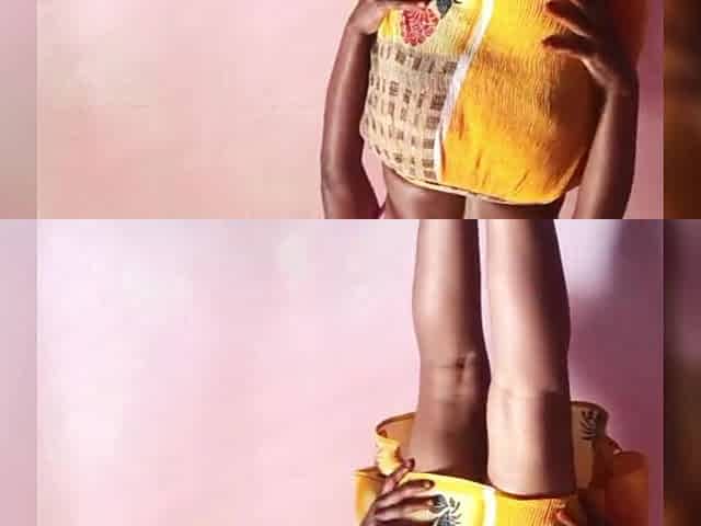 Ammu Kutty Small Skirt Fassion Walking Pusssy Show