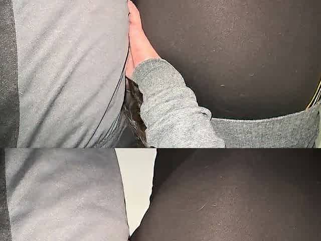 Large-assed Woman Grabs Stranger's Dong