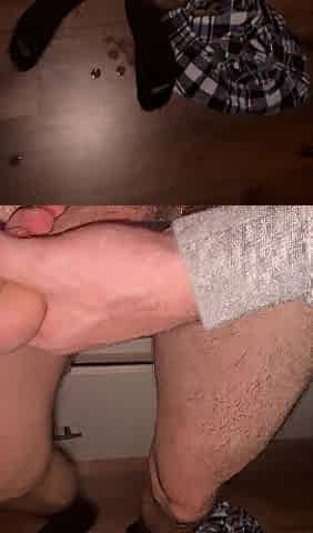 My taut foreskin is dripping so bad