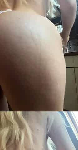 Amateur blonde ass fucked