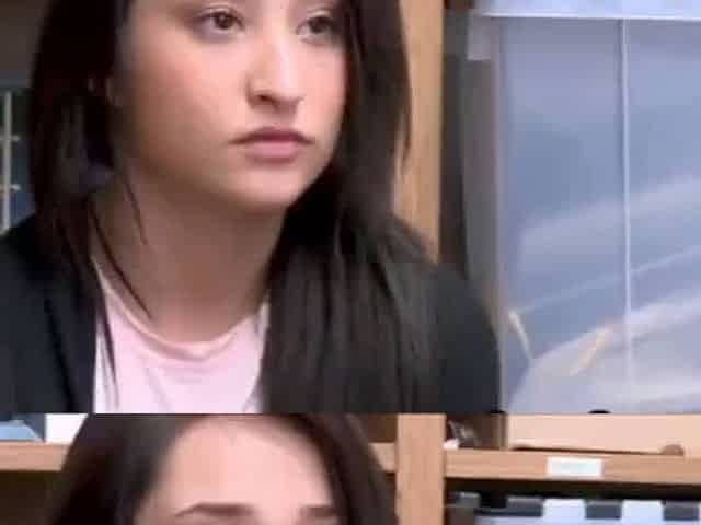 Shoplifter teen girl