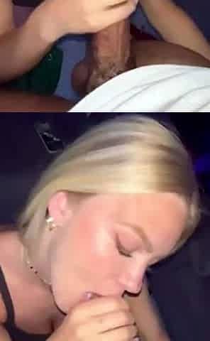 Blonde Blowjob MILF Craves Cock Big Time