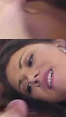 Beautiful brunette does a2m and anal fuck