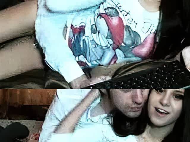 Small tit brunette teen fucks a big cock