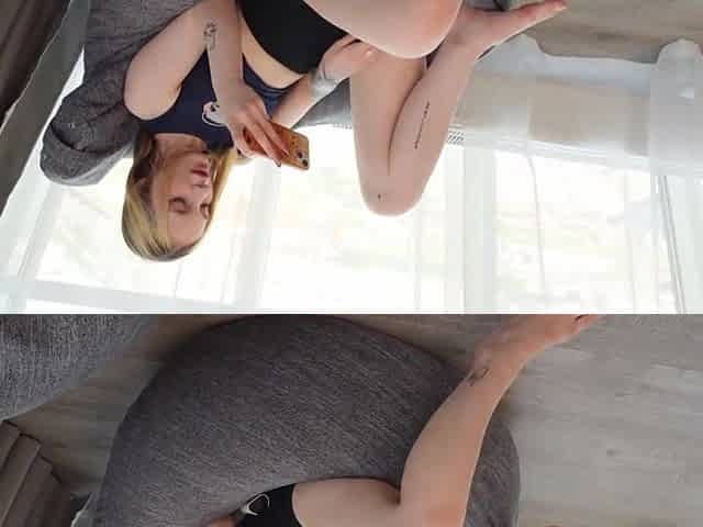 Ally Catches Me Masturbating and Suggests His Punk Hard Rod to Join