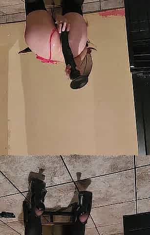 Home made screwing my butt by my self