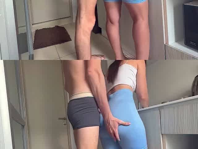 Bubble Butt Hot Milf Standing Doggystyle And Facial 2