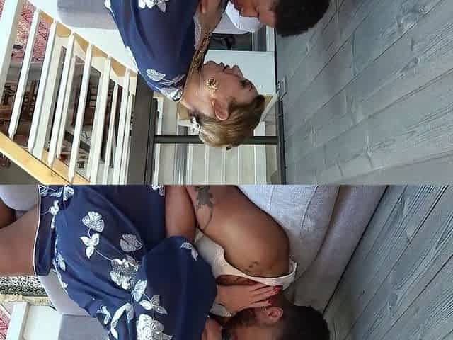 Mature Stepmom Caught BBC Stepson Smelling Her Fine