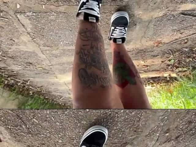 POV Lick My Sweaty Feet From the Walk
