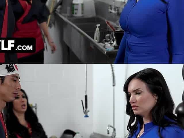 Everything For A Promotion: Breasty Milfs Paris Lincoln And Lily Lane Share The Boss