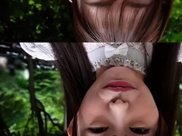 Japanese teen blowjob with creamy mustache