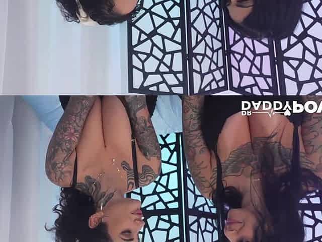 Inked MILF's Arabelle Raphael And Azzy Star Gives Great Blowjob