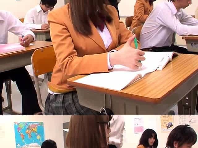 Japanese slut shows off her tight asian pussy on public boat
