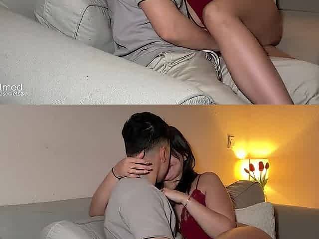 My roommate was eager at her boyfriend and wanted me to bang her