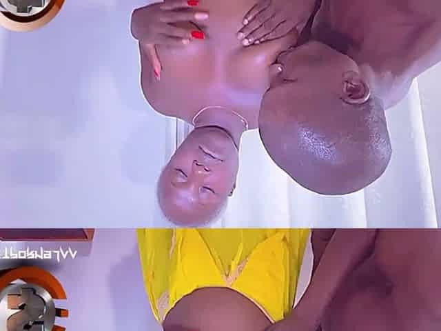 Real Afro butt creams and that babe rides a ramrod