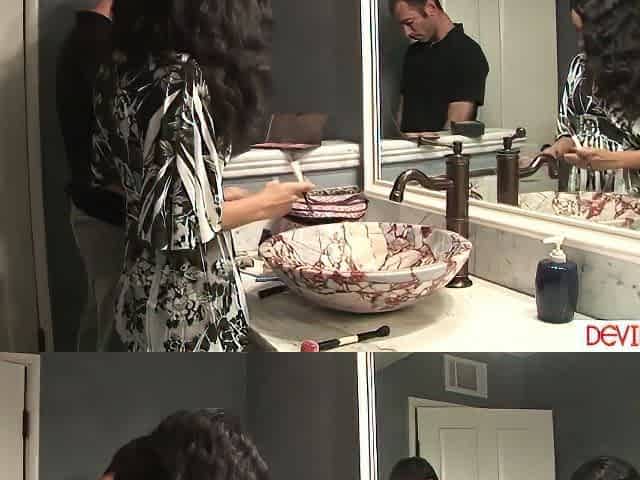 Tia Cyrus - She Gets Horny Watching Stepbro Jerk Off