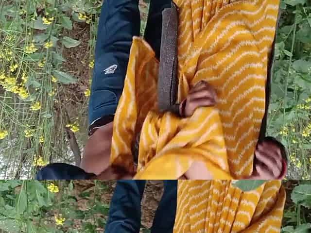 Full enjoying outdoor screwing bhabhi