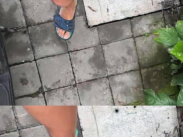I Called Repairman with My Vagina and Walked Down the Street with His Cum on My Face Cumwalk