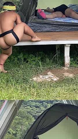 Little Indian Finds a Woman Resting in the Forest, Gets Horny Looking at Her Ass and Ends up Putting His Cock in Her.