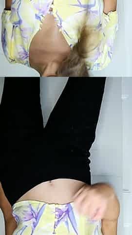 Young amateur teen in solo masturbation getting kinky