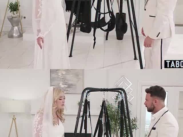 Sex swing as a gift or the bride wanting to try it out with him