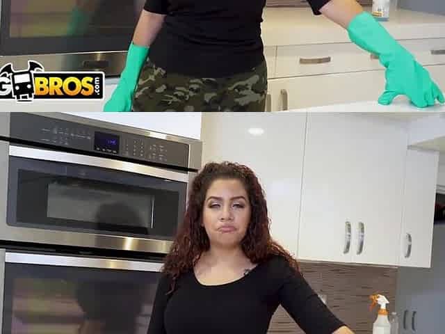 BANGBROS - Thicc Dominican Maid Samantha Rose Takes Large Dong
