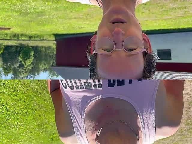 Outdoor sex on the farm