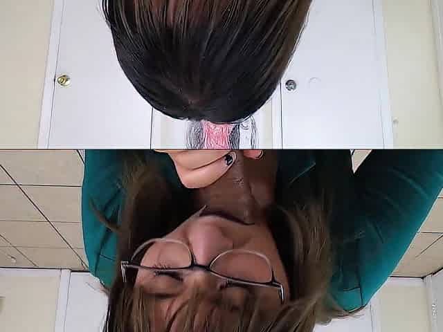 Emo Secretary Works for a Promotion