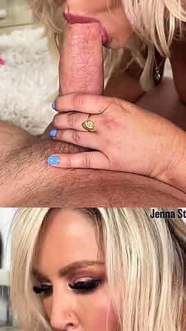 Sexy MILF Jenna Starr wants to suck your hard cock to