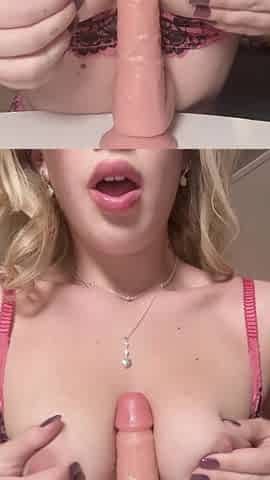 Titty-screwing My Sextoy In Pink Underware In advance of I Slip It Into My Little Vagina - Ashley Alexander