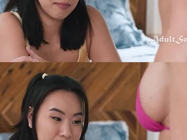Oriental Lesbo Stepdaughter Just Wishes To Watch Me Stripped