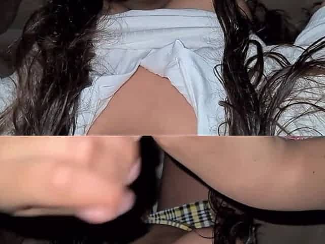 18 Yo Student Fucking in Public at the Balcony with Unexpected Squirt and Creampie