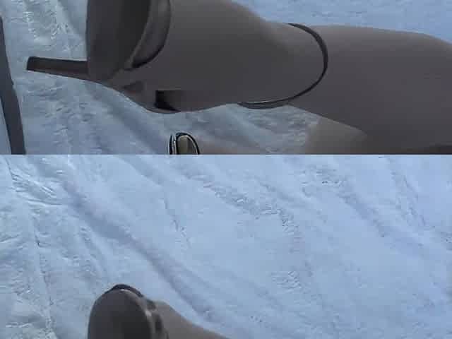 Glamorous Chick With Sexy Long Legs Giving Shoejob To Fat Hairy Dude
