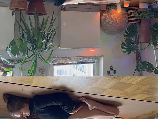 Carnal yoga ended up with unfathomable and filling creampie ~