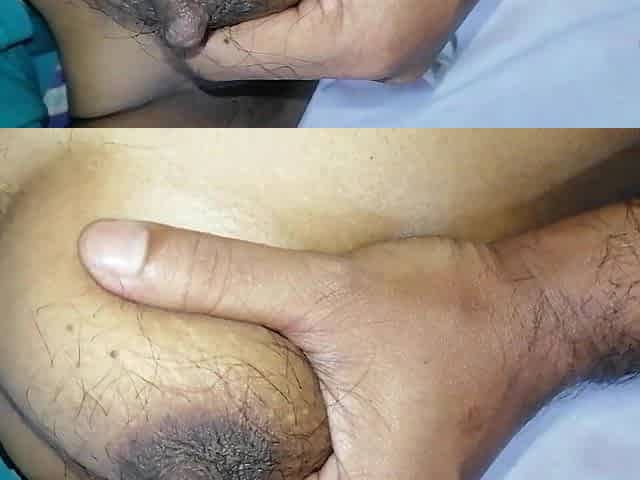 Asian College Teacher with Beautiful Brown Skin Gives Hand Massage to Her Vagina