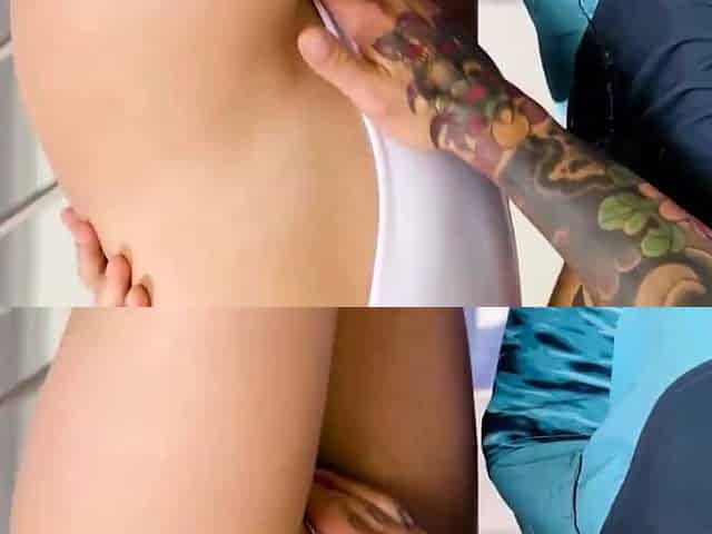 Although She Likes Girls Sometimes She Needs A Hard Dick