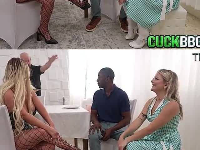 Cuckold Walks Into Wife Sucking BBC