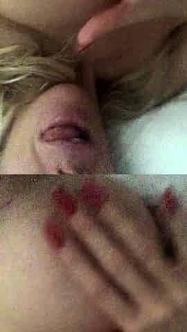 Big boobs milf masturbates with her dildo