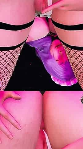 Curvaceous Odette in 3D Hentai - Club Dance Floor Fingering & Standing Wet Pussy Licking with Explosive Squirt