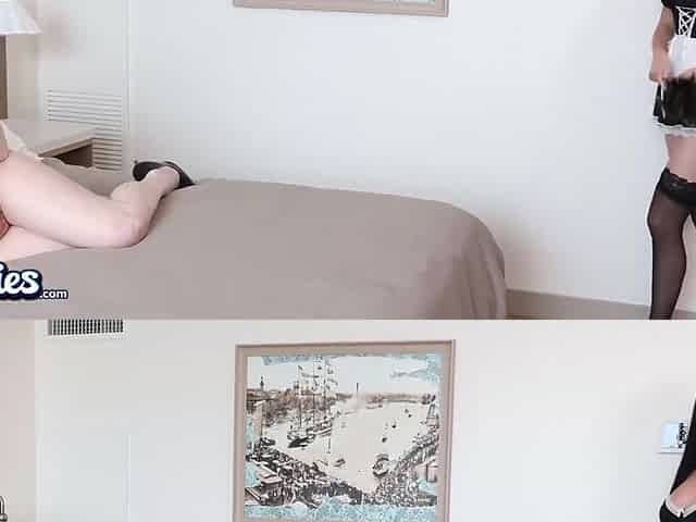 New And Threesome With Violet Voss And Sydney Paige