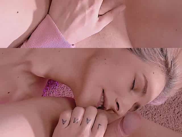 Slutty Blond mother I'd like to fuck rimjob for chap