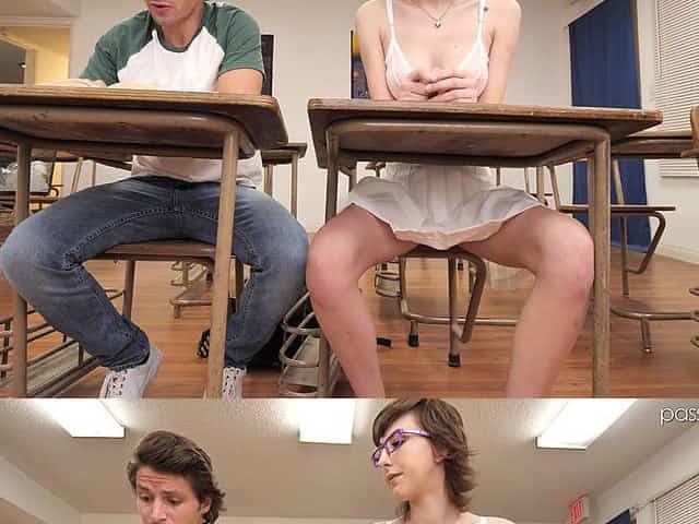 Teacher enjoys while being fucked in missionary - Tristan Summers