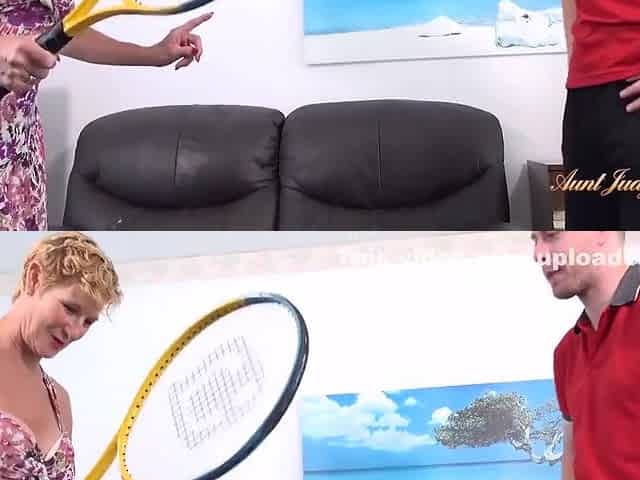 Busty 57yo Cougar Ms. Moly Fucks Her Tennis Instructor - Molly Maracas And Chris Cobalt