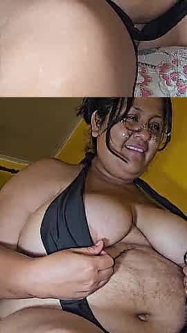 SSBBW broadcasting with excitement